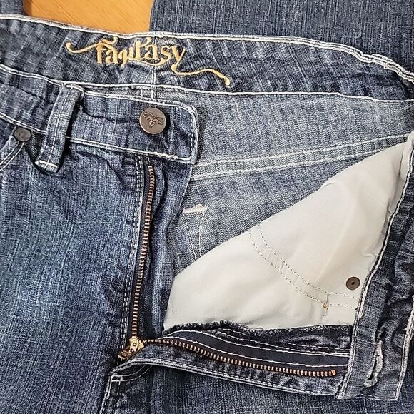 Fantasy slim fit blue denim jeans Size 8 - Picture 7 of 12